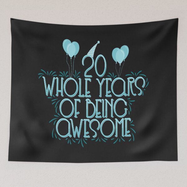 Item preview,    20th birthday gift ,20 years of being awesome  designed and sold by remonss.
