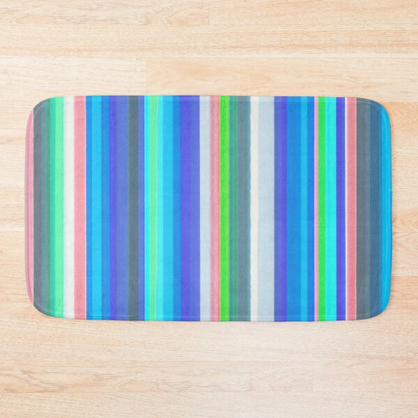 Item preview, Vertical Colored Lines - Soft Cold Colors designed and sold by Istvan Ocztos.