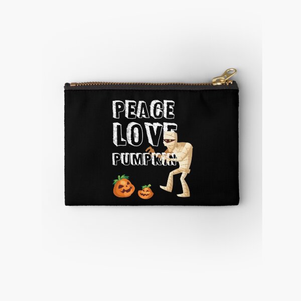 Item preview, Peace love pumpkin Halloween cartoon text only designed and sold by ChamodSachintha.