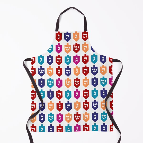 Item preview, Colorful Hanukkah Dreidels with Hebrew Letters designed and sold by Amber Dove Studio.