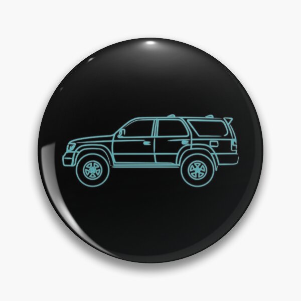 Item preview, 3rd gen 4runner Hilux surf outline teal designed and sold by MandalaPics.
