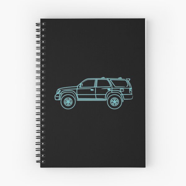 Item preview, 3rd gen 4runner Hilux surf outline teal designed and sold by MandalaPics.
