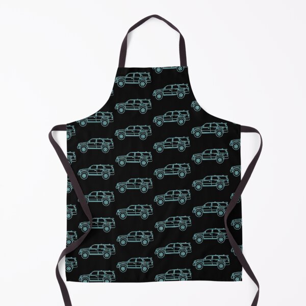 Item preview, 3rd gen 4runner Hilux surf outline teal designed and sold by MandalaPics.