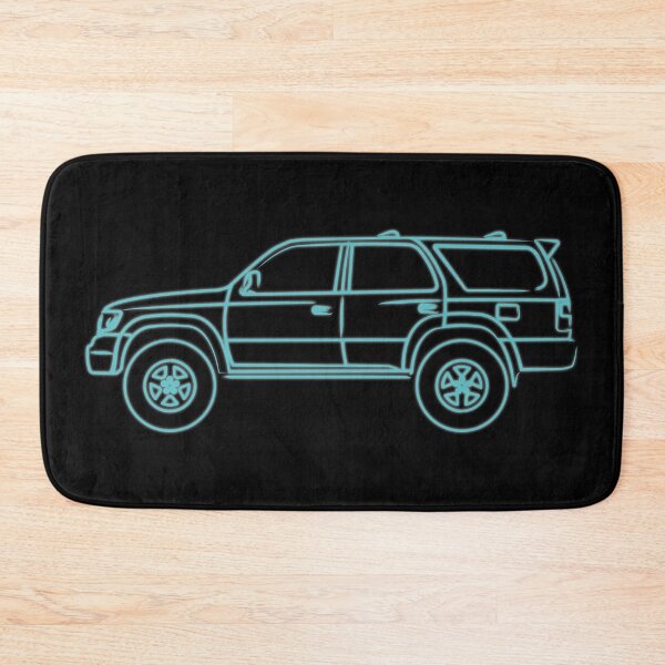 Item preview, 3rd gen 4runner Hilux surf outline teal designed and sold by MandalaPics.