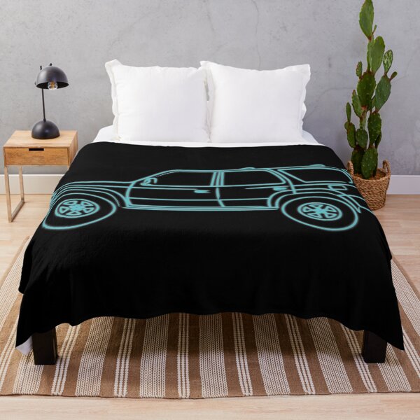 Item preview, 3rd gen 4runner Hilux surf outline teal designed and sold by MandalaPics.