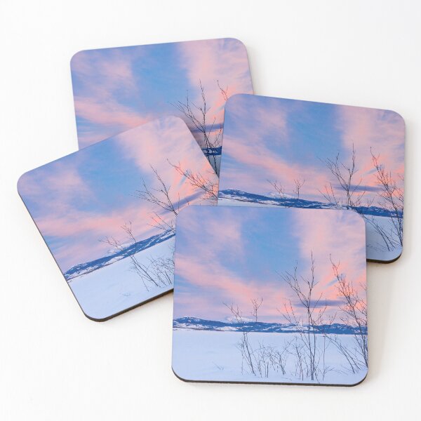 Item preview, Scenic winter at frozen Lake Laberge Yukon Canada designed and sold by ImagoBorealis.