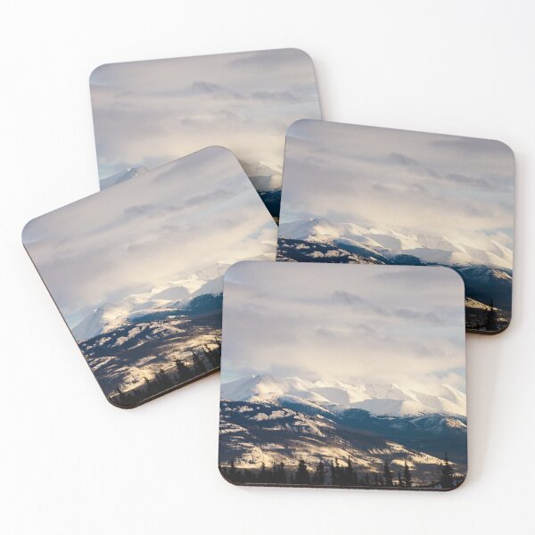 Item preview, Winter mountain range landscape of Yukon Territory, Canada designed and sold by ImagoBorealis.