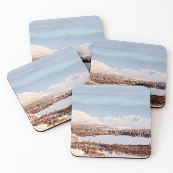 Item preview, Scenic winter at frozen Lake Laberge Yukon Canada designed and sold by ImagoBorealis.