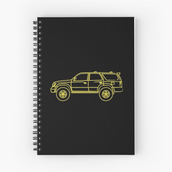 Artikelvorschau, 3. Generation 4runner Hilux Surf Umriss gelb entworfen und verkauft von MandalaPics.