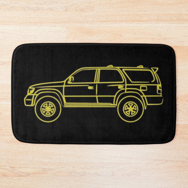 Item preview, 3rd gen 4runner Hilux surf outline yellow designed and sold by MandalaPics.