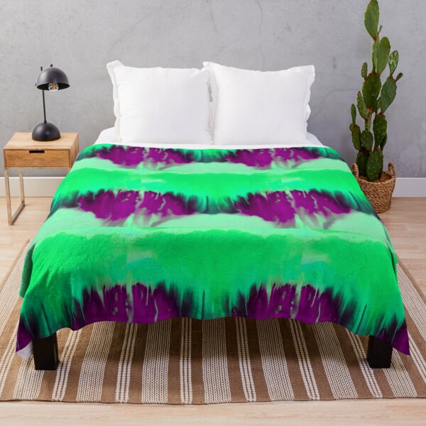 Item preview, Green and purple painted designed and sold by tetibright.