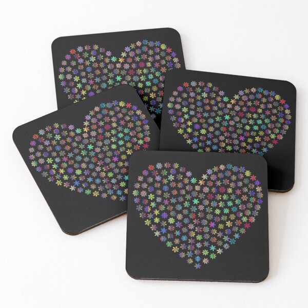Item preview, Snowflake emoji Heart Pattern designed and sold by yacine12353.