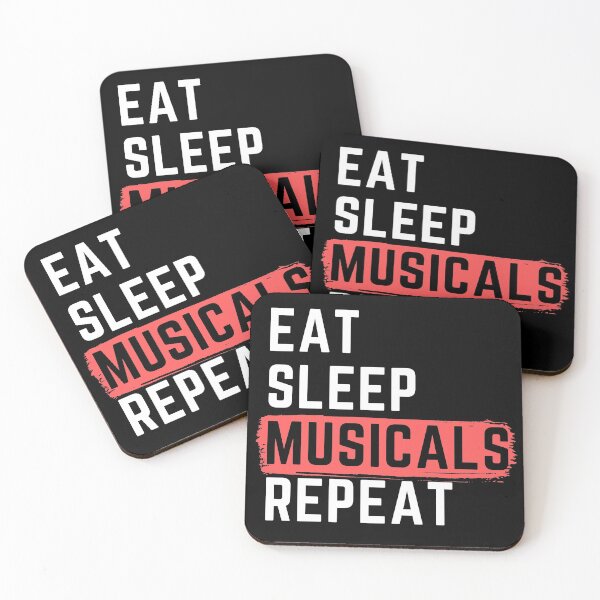 Item preview, Eat Sleep Musicals Repeat designed and sold by m95sim.