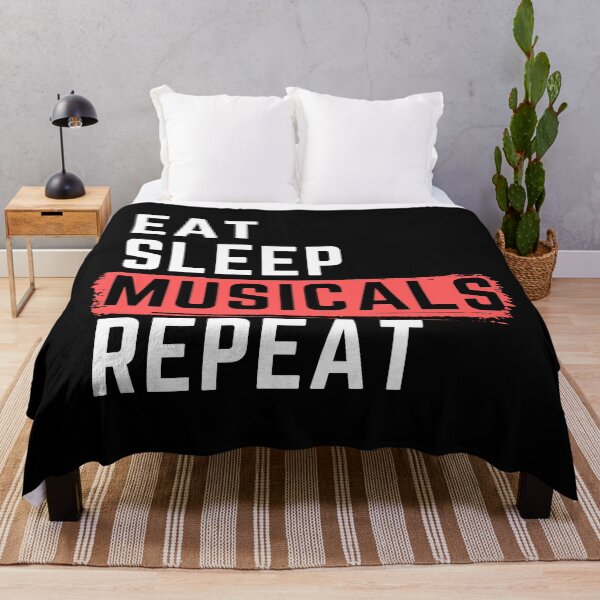 Item preview, Eat Sleep Musicals Repeat designed and sold by m95sim.