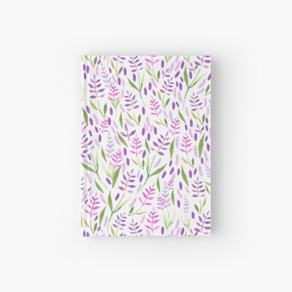 Item preview, purple and pink lavender pattern in watercolor designed and sold by Araviles.