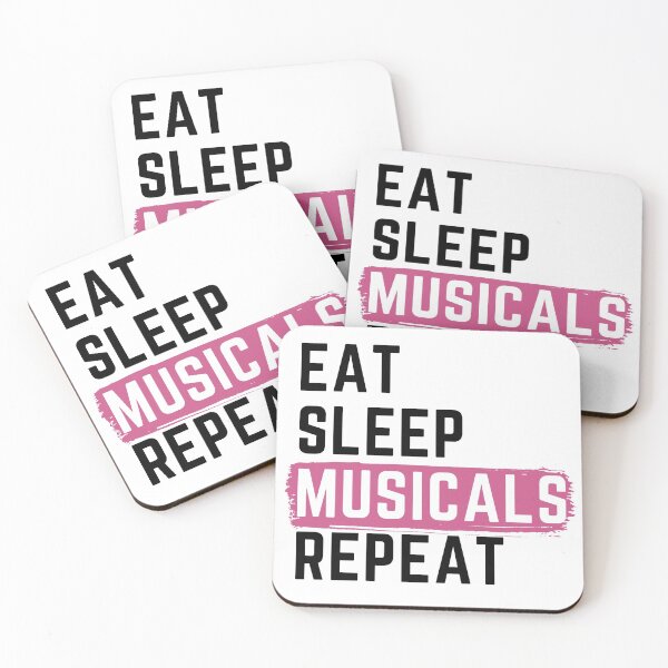 Item preview, Eat Sleep Musicals Repeat designed and sold by m95sim.