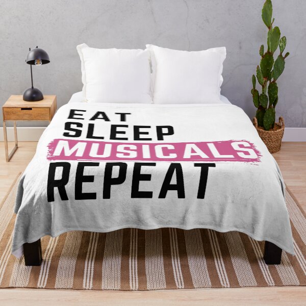 Item preview, Eat Sleep Musicals Repeat designed and sold by m95sim.