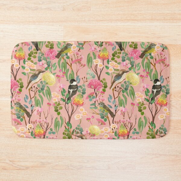 Item preview, Australian Birds and Blooms Native Flora Chinoiserie designed and sold by Cecilia Mok.