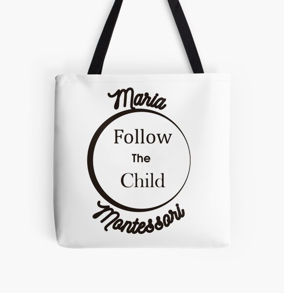 Follow the child All Over Print Tote Bag