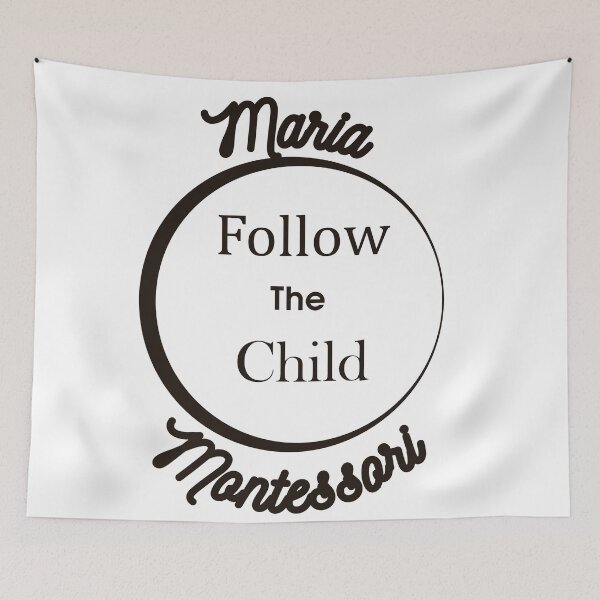 Item preview, Follow the child,  Quotes By Famous People, Maria Montessori designed and sold by TeyMank.
