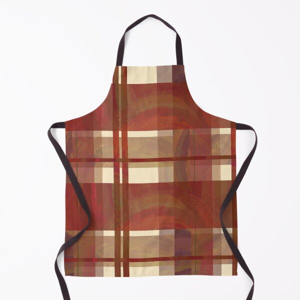 Item preview, Madras Plaid Fall Red Stripes designed and sold by ImagineThatNYC.