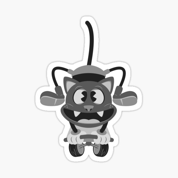 Skater Cat Sticker