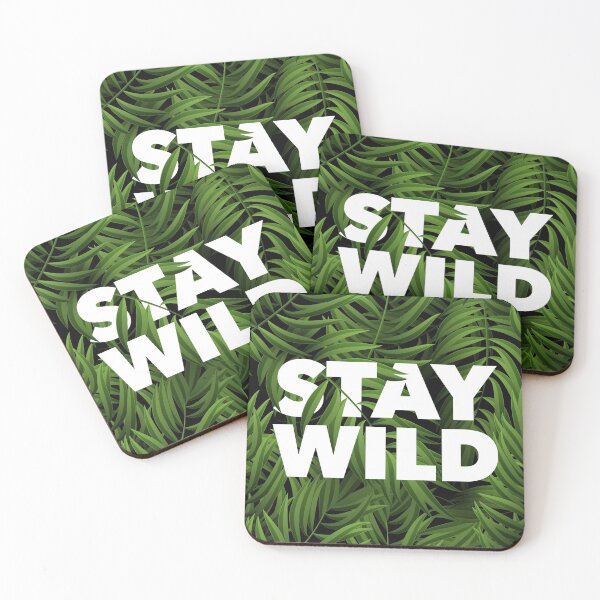 Item preview, Stay Wild Tropical Jungle Print designed and sold by kwillhoite.