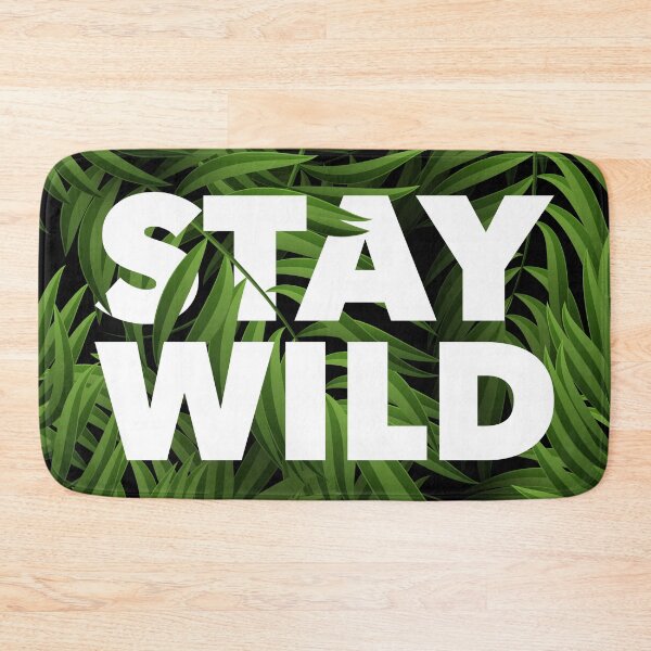 Item preview, Stay Wild Tropical Jungle Print designed and sold by kwillhoite.