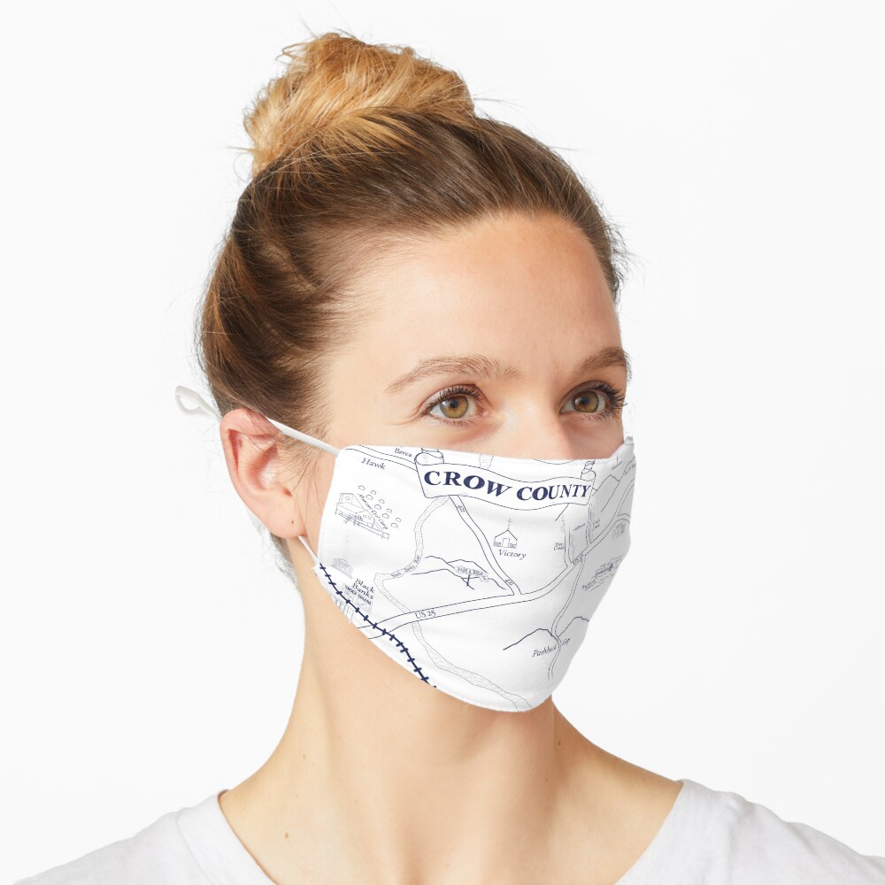 Crow County Map Mask