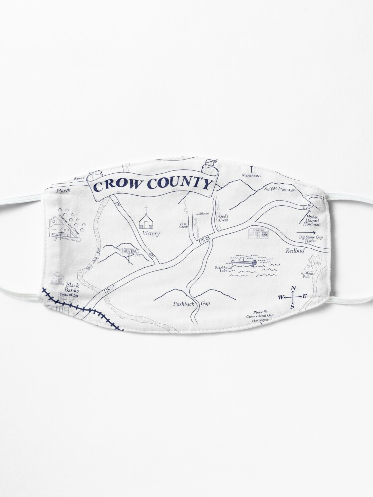 Alternate view of Crow County Map Mask