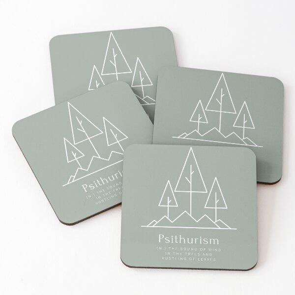 Item preview, Psithurism - sound of the wind in the trees - white design designed and sold by LiliesValley.