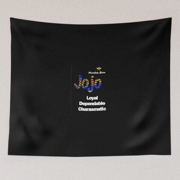 Item preview, Monday Born Ghanaian Male Name 'Jojo' in Blue designed and sold by WhoWeAre.