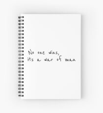Rock Music Inspirational Lyrics Neil Young Spiral Notebook