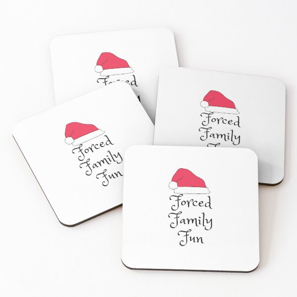 Item preview, Forced Family Fun Christmas Holiday Funny Matching Gifts Santa Hat Unisex designed and sold by TheGreekGuy.