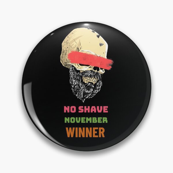 Item preview, No shave november winner-  bearded skull designed and sold by josephsteez.