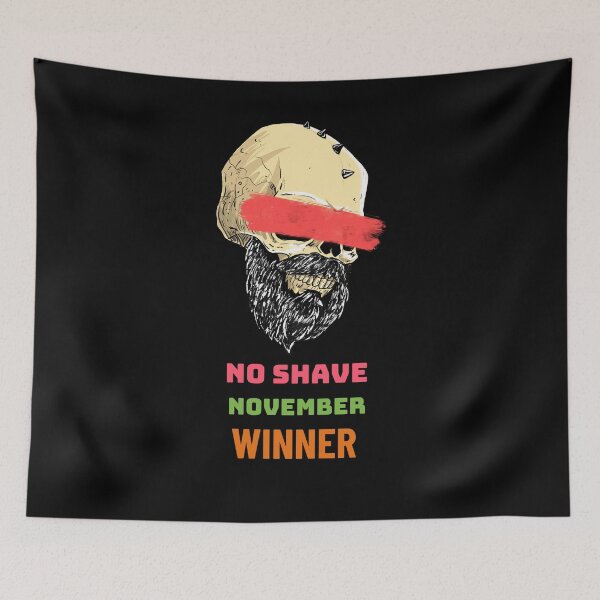Item preview, No shave november winner-  bearded skull designed and sold by josephsteez.