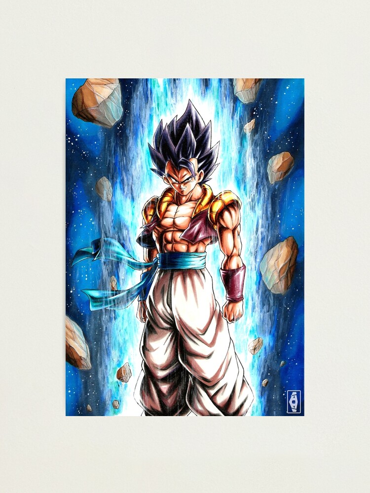 Blue Vegito & Blue Gogeta Drawstring Bag by thomasDten-Art