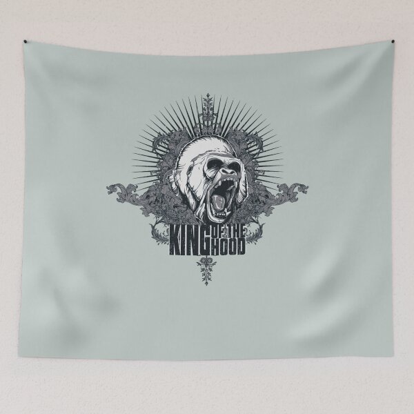 Item preview, King of the hood - Awesome gorilla lover Gift designed and sold by Teenation9.