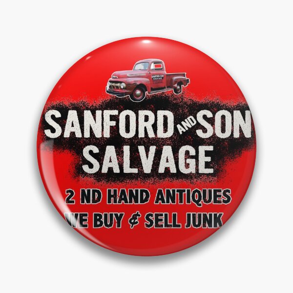 Item preview, Sanford and Son Salvage Door Panel Sign designed and sold by Alema Art.