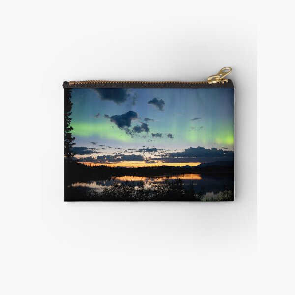 Item preview, Midnight summer Northern lights Aurora borealis designed and sold by ImagoBorealis.