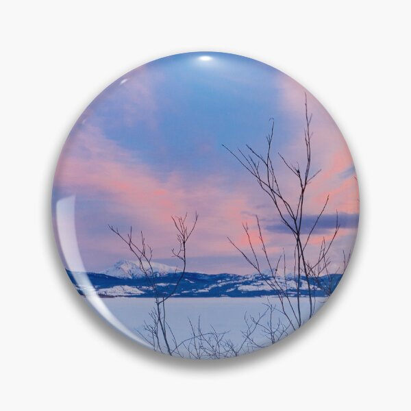 Item preview, Scenic winter at frozen Lake Laberge Yukon Canada designed and sold by ImagoBorealis.