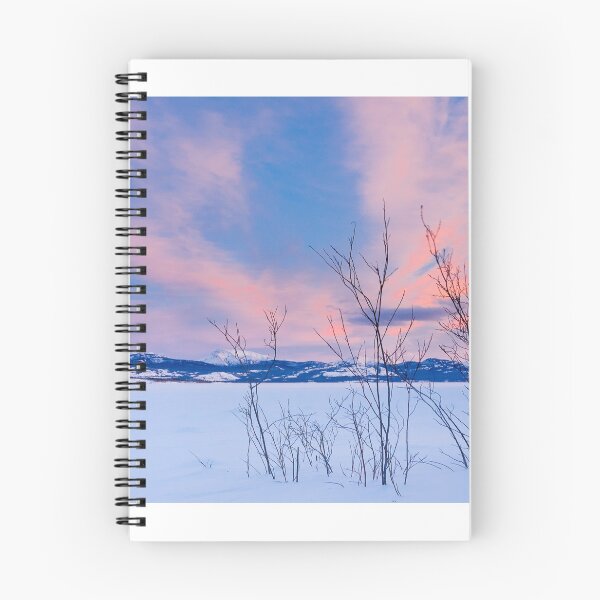 Item preview, Scenic winter at frozen Lake Laberge Yukon Canada designed and sold by ImagoBorealis.