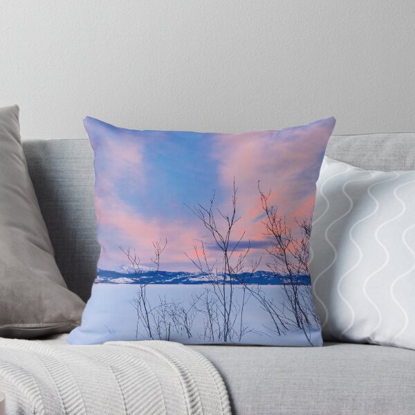 Item preview, Scenic winter at frozen Lake Laberge Yukon Canada designed and sold by ImagoBorealis.