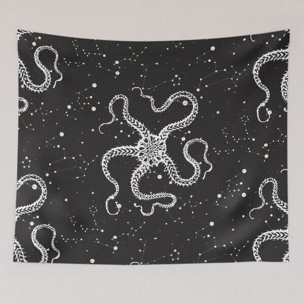 Aperçu de l'œuvre Ciel étoilé Constellation du poulpe créée et vendue par luchik-and-co.
