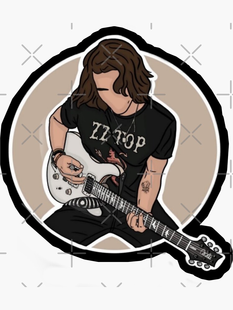 "Charles Gillespie Art Drawing " Sticker by shannondunnx Redbubble