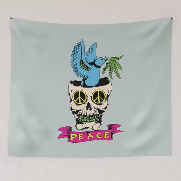 Item preview, Peace - Awesome cool skull lover Gift designed and sold by Teenation9.