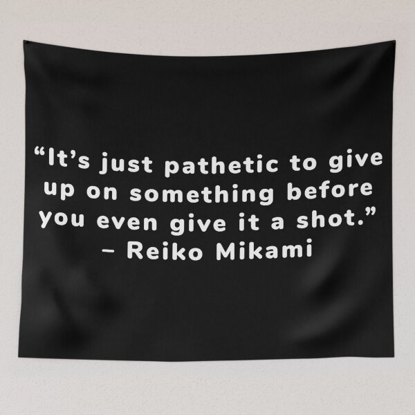 Item preview, Reiko Mikami - Quote designed and sold by Epicanimequotes.
