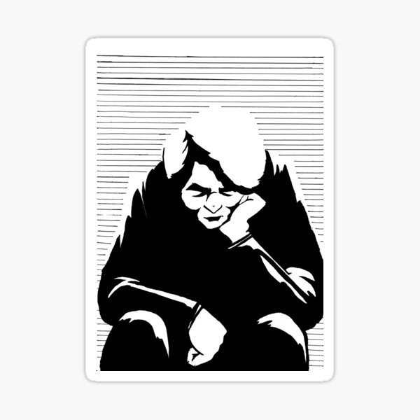 Item preview, Thinking B&W designed and sold by TheKingLobotomy.