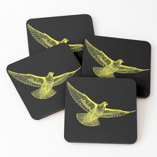 Item preview, Flying dove illustration line art designed and sold by line212line.