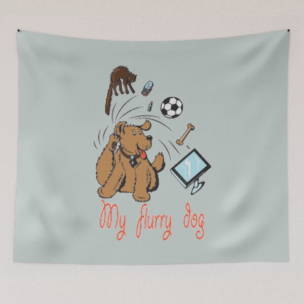 Item preview, My flurry dog - Awesome cute dog lover Gift designed and sold by Teenation9.
